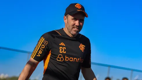 Coudet: técnico abriu o jogo entrevista coletiva (Foto: Ricardo Duarte/Internacional/Divulgação)