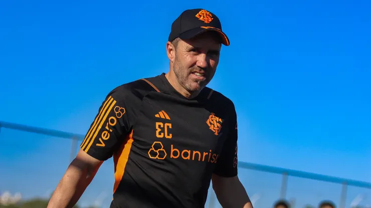 Coudet: técnico abriu o jogo entrevista coletiva (Foto: Ricardo Duarte/Internacional/Divulgação)