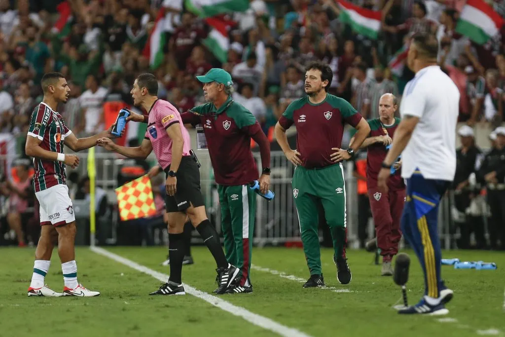 Fernando Diniz na final da Libertadores. (Photo by Ricardo Moreira/Getty Images)