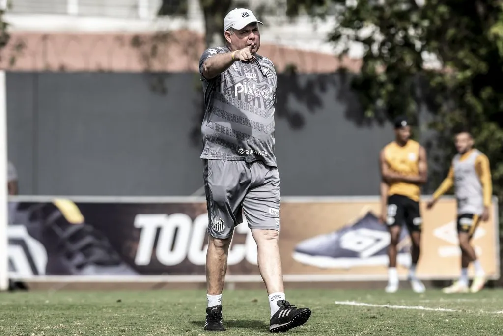 Marcelo Fernandes fala sobre Soteldo. Foto: Flickr Oficial Santos FC/Ivan Storti