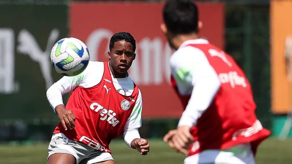 Endrick terá sequência na equipe titular (Foto: Cesar Greco/Palmeiras/Divulgação)