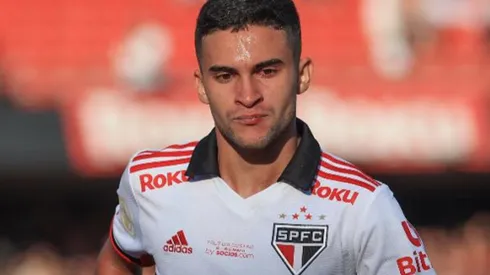 Rodrigo Nestor: meia sofreu lesão em treinamento (Foto: Rubens Chiri/saopaulofc.net/Divulgação)