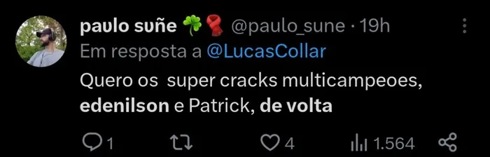 Repercussão via Twitter
