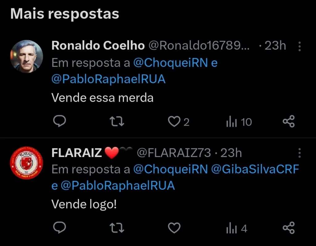 Repercussão via Twitter