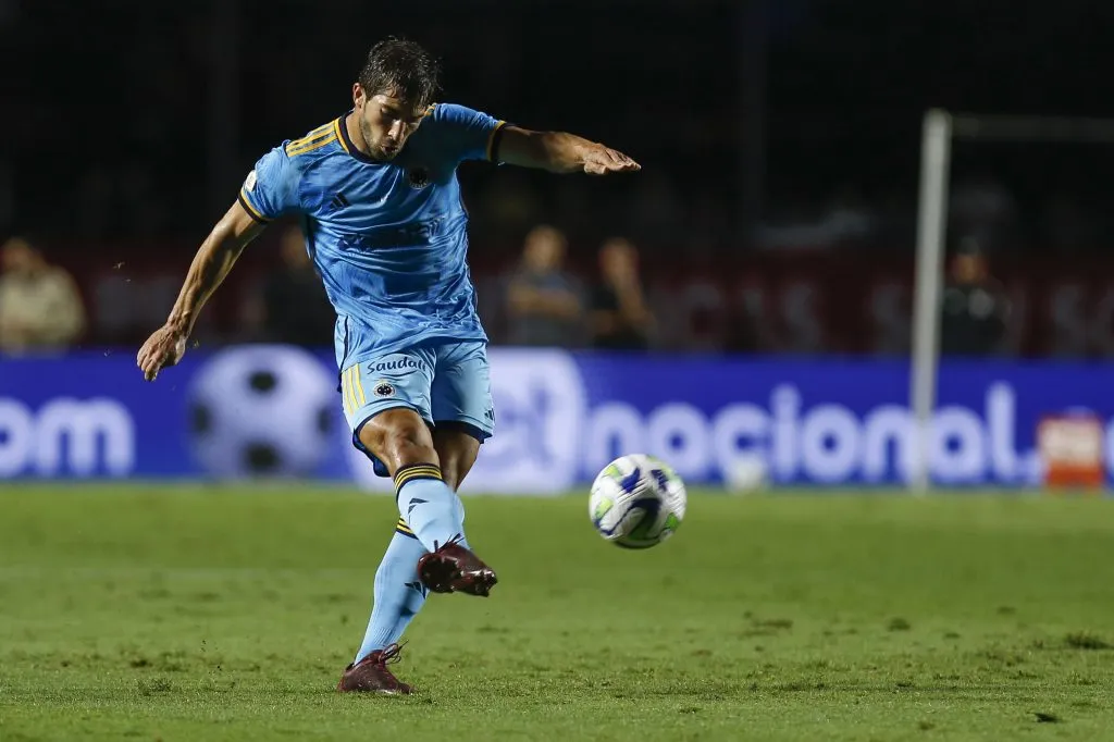 Lucas Silva em ação diante do São Paulo (Foto: Ricardo Moreira/Getty Images)