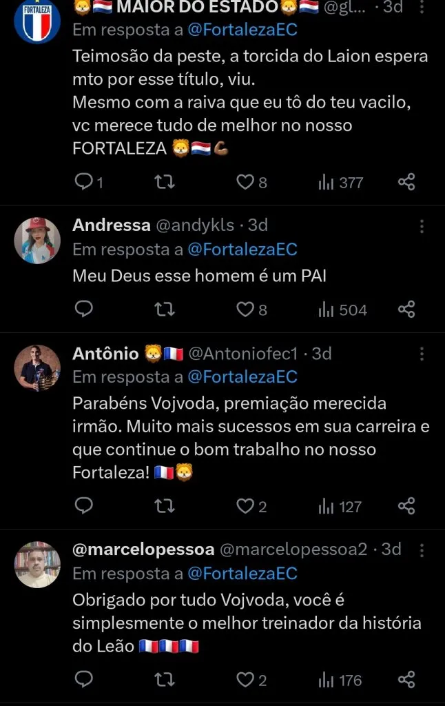 Repercussão via Twitter