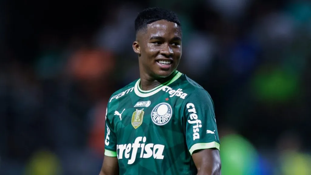 Endrick garante valor para o Palmeiras após convocação (Photo by Alexandre Schneider/Getty Images)