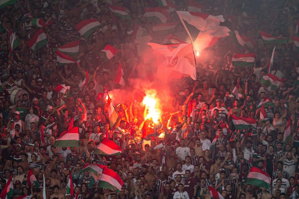 Torcida tricolor faz a festa no Maracanã e para o Rio de Janeiro. Foto: Flickr Oficial Fluminense FC/Marcelo Gonçalves