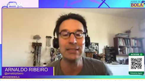 Arnaldo Ribeiro: comentarista (Foto: Reprodução/YouTube)