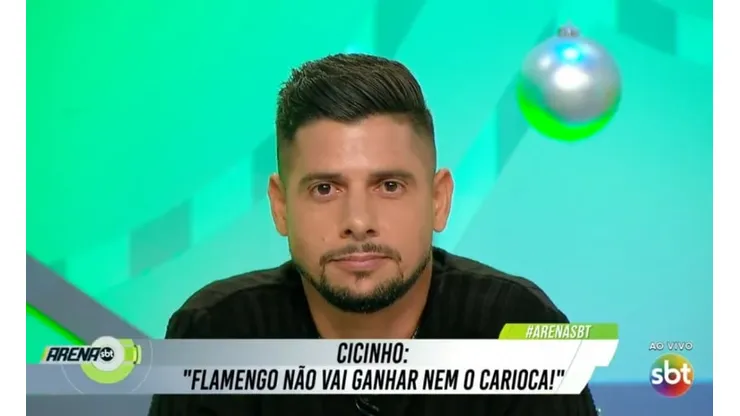 Ex-jogador Cicinho. Foto: SBT