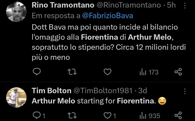 Repercussão via Twitter