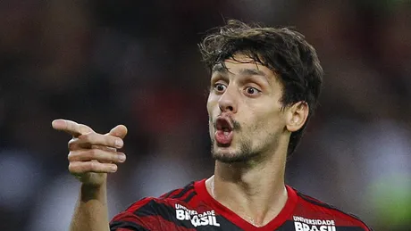 Rodrigo Caio no melhor momento pelo Flamengo. Foto: Wagner Meier/Getty Images