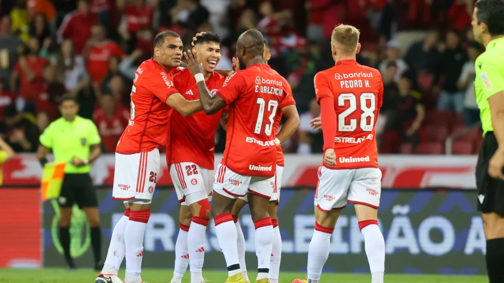 Enner Valencia chegou a colocar o Inter na frente do placar (Foto: Ricardo Duarte/Inter/Divulgação)