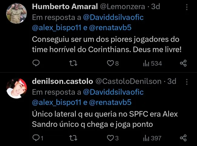 Repercussão via Twitter