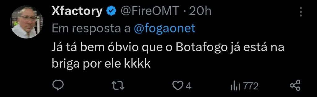 Repercussão via Twitter