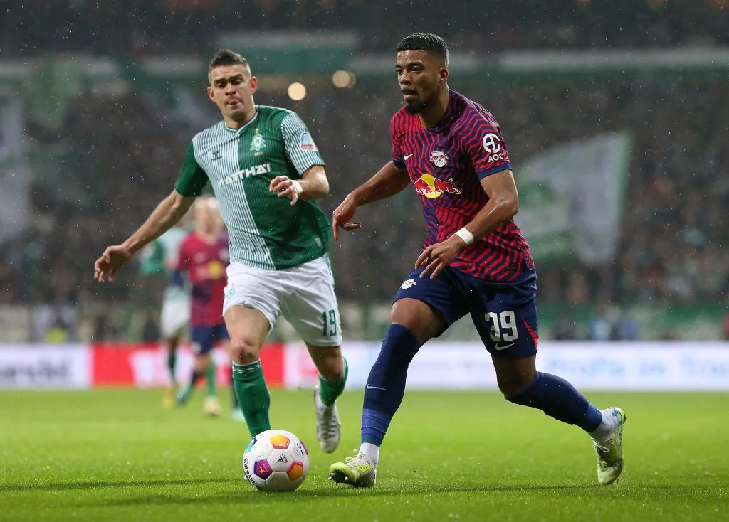 Atacante em ação na Bundesliga. (Photo by Cathrin Mueller/Getty Images)