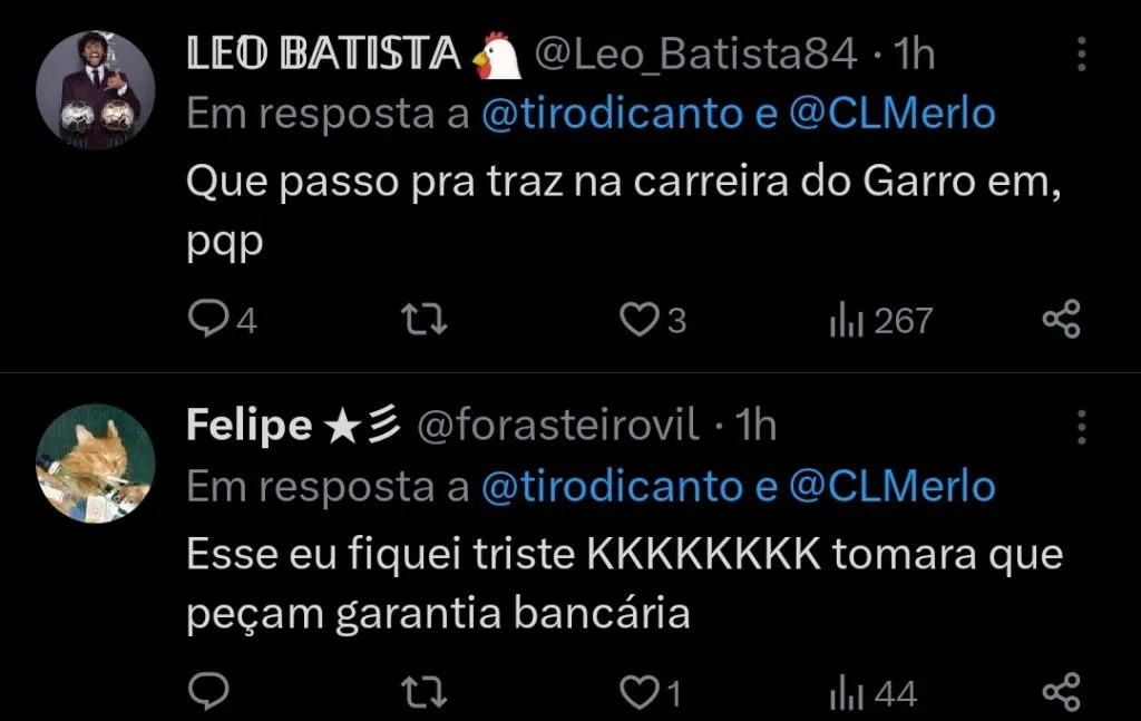 Repercussão via Twitter