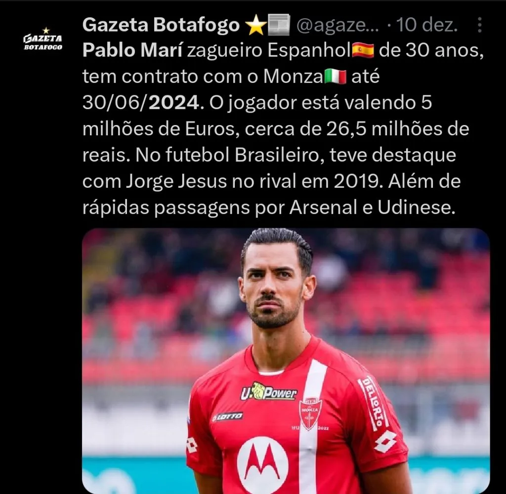 Repercussão via Twitter