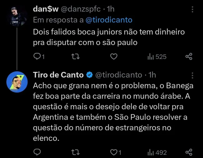 Repercussão via Twitter