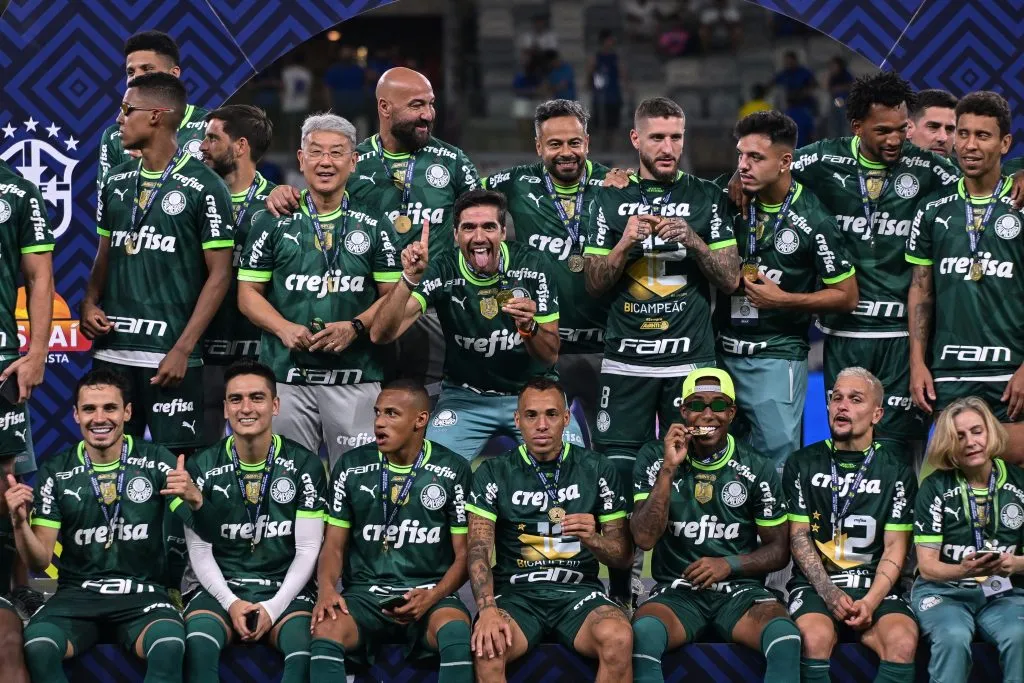 Palmeiras vem forte, como sempre. (Photo by Pedro Vilela/Getty Images)