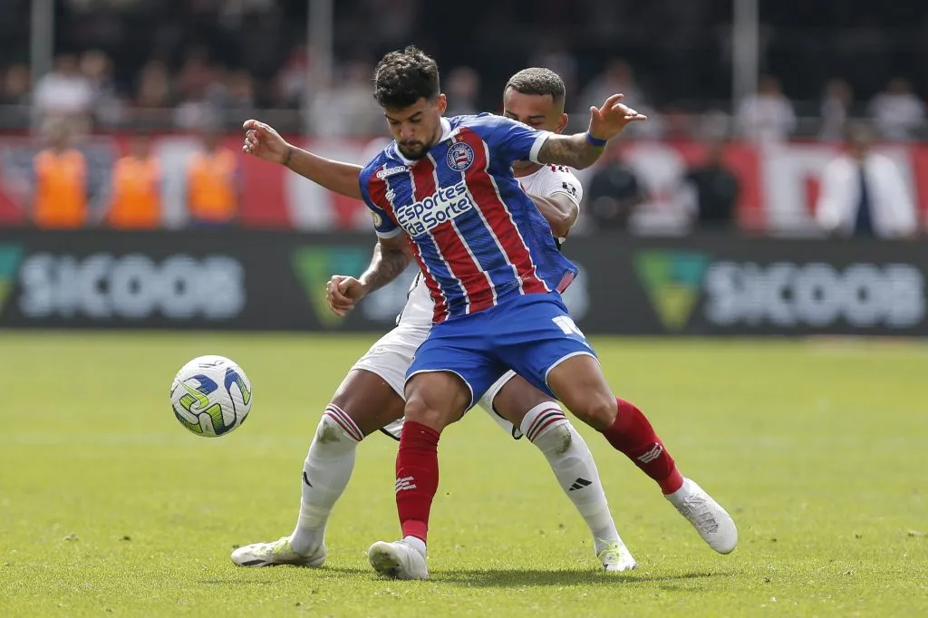 Cauly, um dos destaques do Bahia. (Photo by Ricardo Moreira/Getty Images)