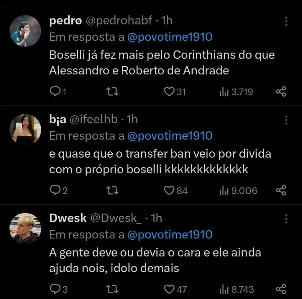 Repercussão via Twitter