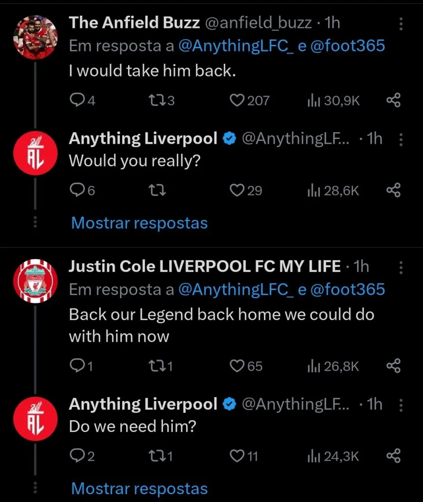 Repercussão via Twitter