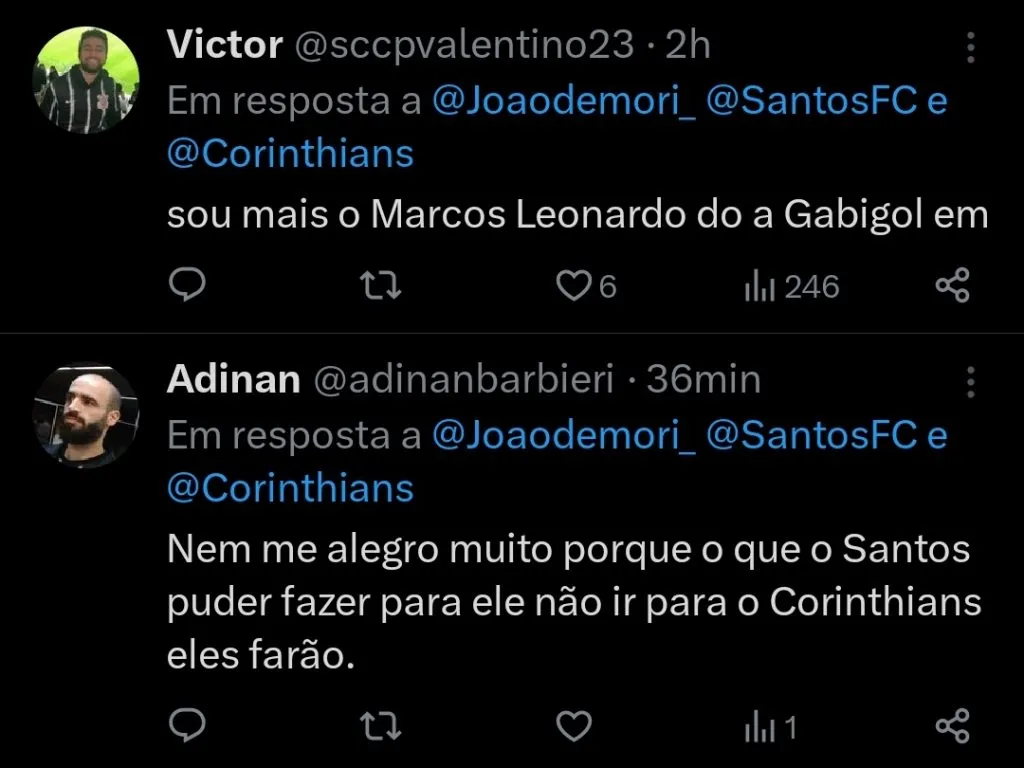 Repercussão via Twitter