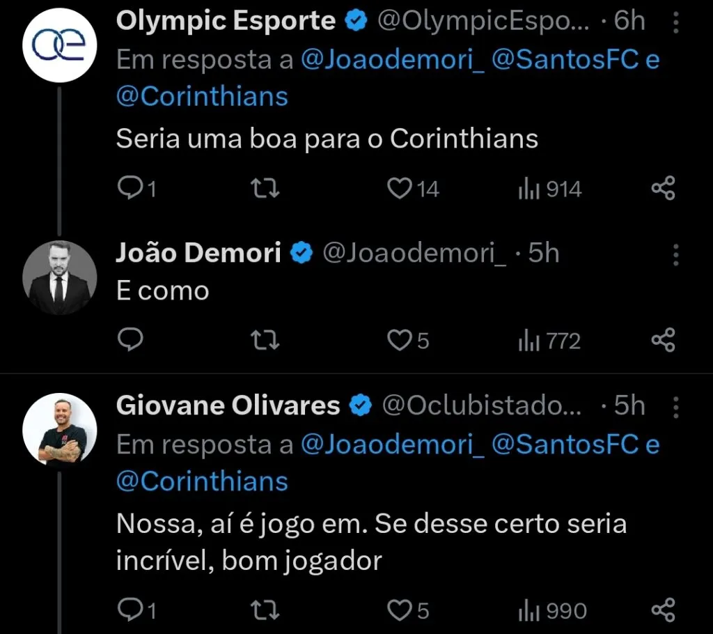 Repercussão via Twitter