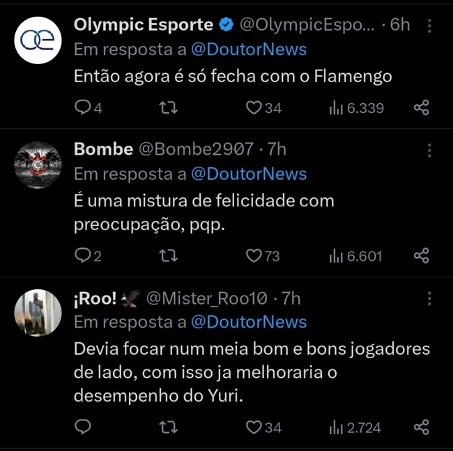 Repercussão via Twitter