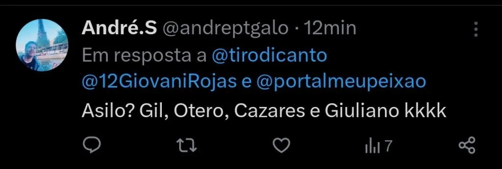 Repercussão via Twitter