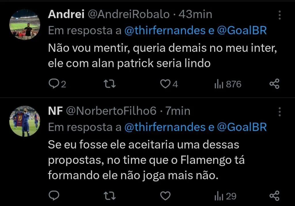 Repercussão via Twitter