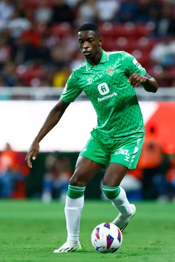 Luiz Henrique em ação pelo Real Betis. Foto: Leopoldo Smith/Getty Images