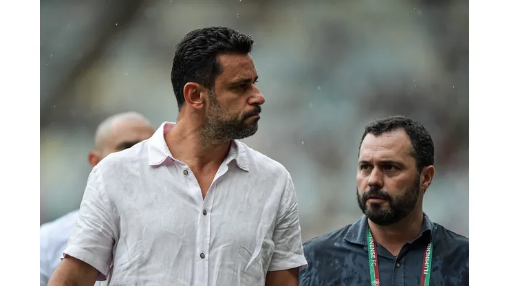 RJ - Rio de Janeiro - 12/02/2023 - CARIOCA 2023, FLUMINENSE X VASCAO - Fred ex-jogador do Fluminense antes da partida contra o Vasco no estadio Maracana pelo campeonato Carioca 2023. Foto: Thiago Ribeiro/AGIF