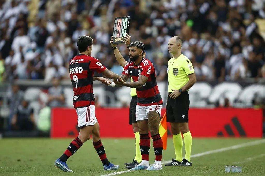 Pedro é o titular no lugar de Gabigol. Foto: Wagner Meier/Getty Images