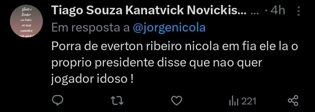 Repercussão via Twitter
