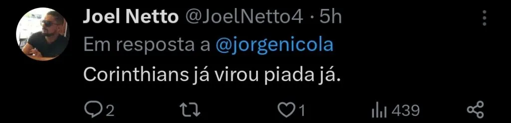 Repercussão via Twitter