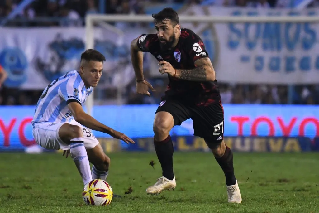 Lucas Pratto, of River Plate, . (Photo by Amilcar Orfali/Getty Images)
