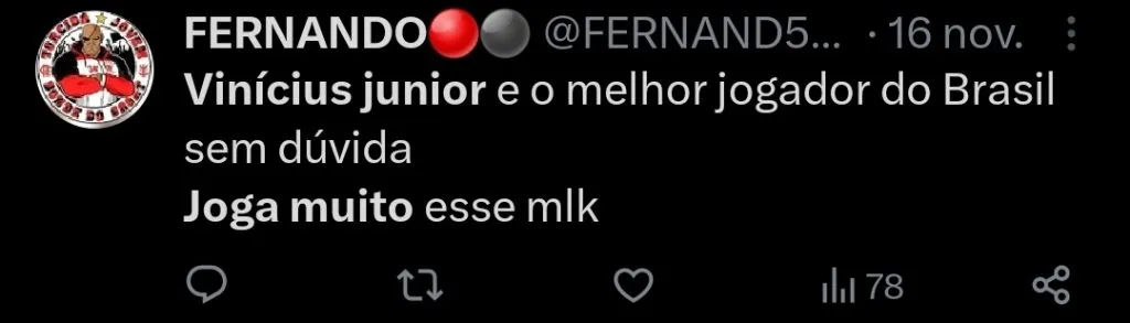 Repercussão via Twitter