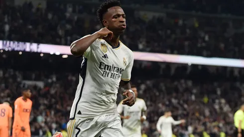 Vinicius Junior of Real Madrid . (Photo by Denis Doyle/Getty Images)