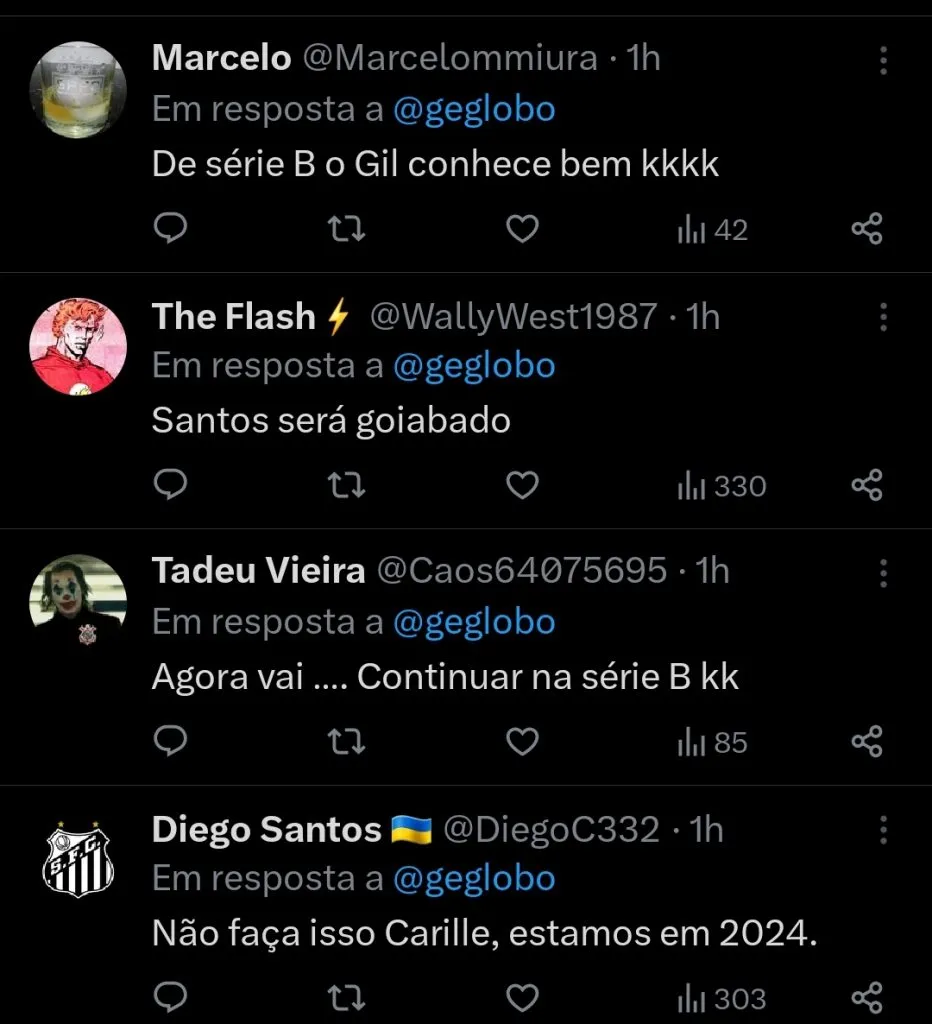 Repercussão via Twitter