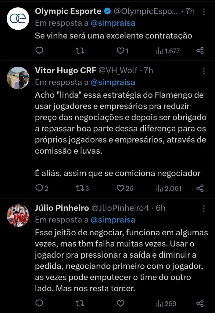 Repercussão via Twitter