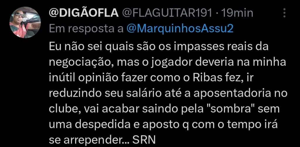 Repercussão via Twitter