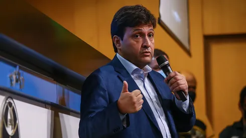 Alberto Guerra: presidente do Grêmio abriu o jogo em entrevista (Foto: Lucas Uebel/Grêmio/Divulgação)