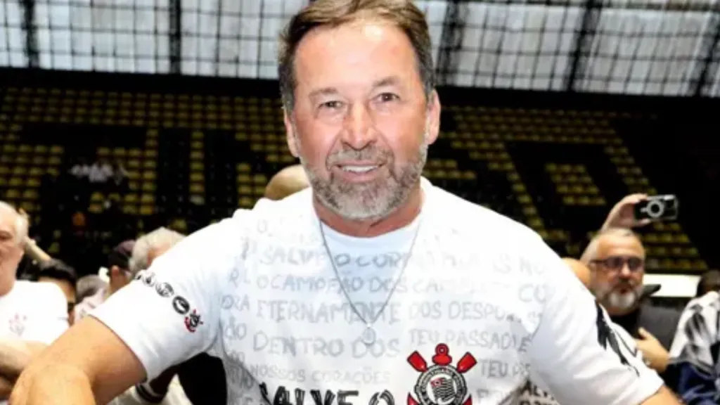 Augusto Melo: presidente  do Corinthians (foto: Divulgação/Agência Corinthians)