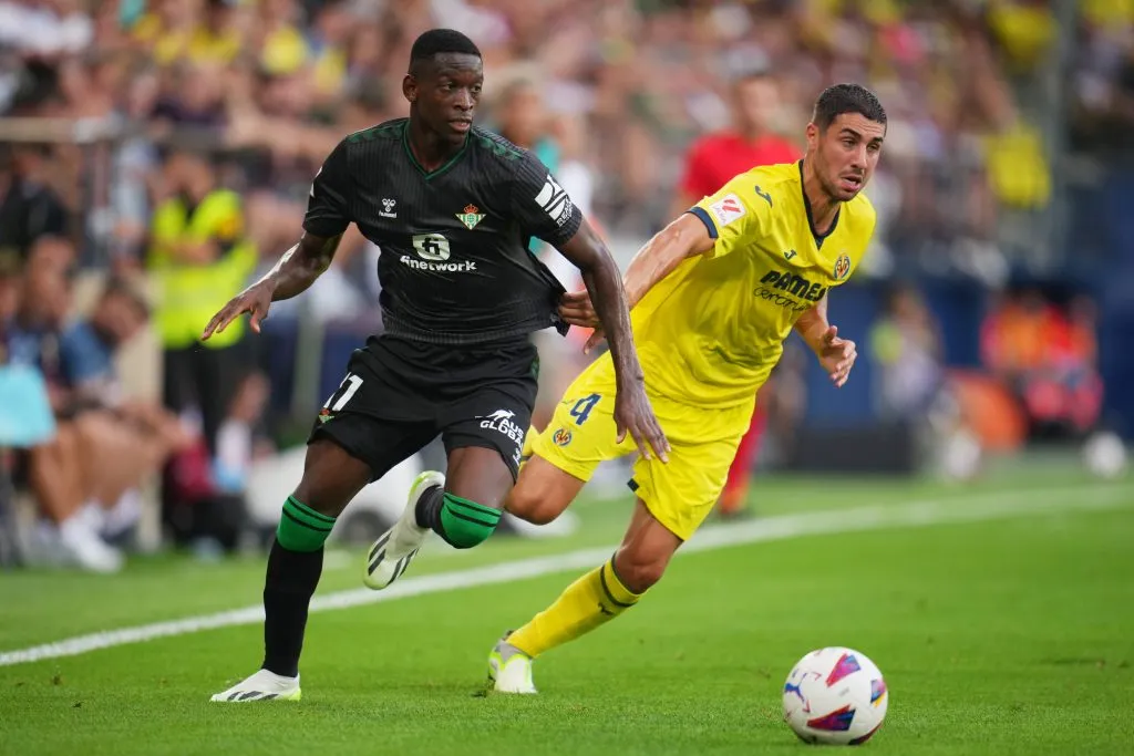 Luiz Henrique na partida diante do Villarreal (Photo by Aitor Alcalde/Getty Images)