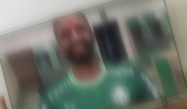 Print do momento do anúncio vazado de Caio Alexandre na TV Palmeiras. (Foto: Planeta do Palmeiras)