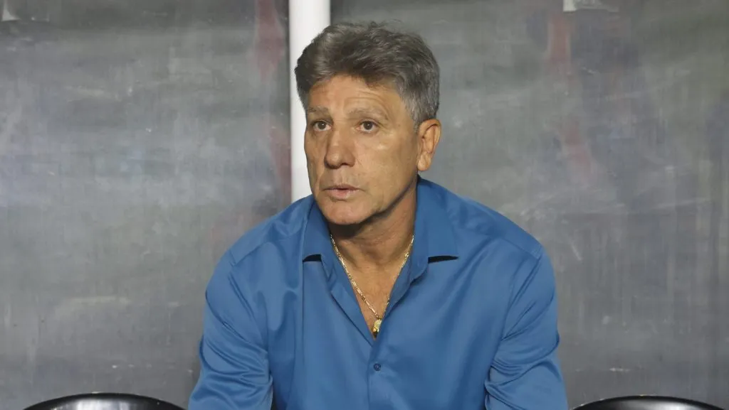 Renato Gaúcho pode deixar o Grêmio. (Photo by Lucas Figueiredo/Getty Images)