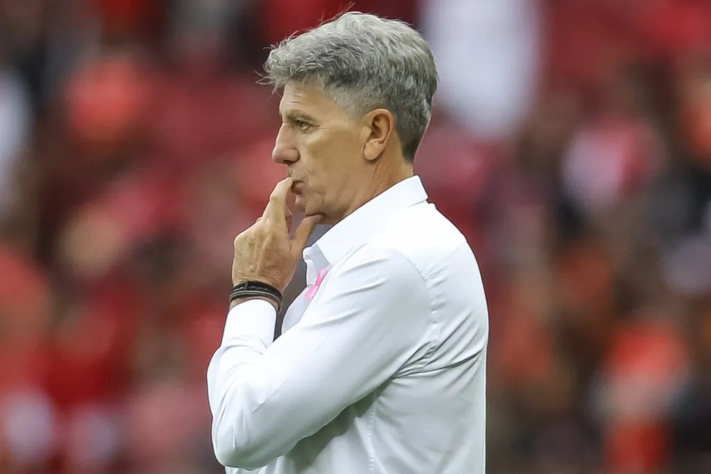 Renato Gaúcho sob o comando do Grêmio. (Photo by Pedro H. Tesch/Getty Images)