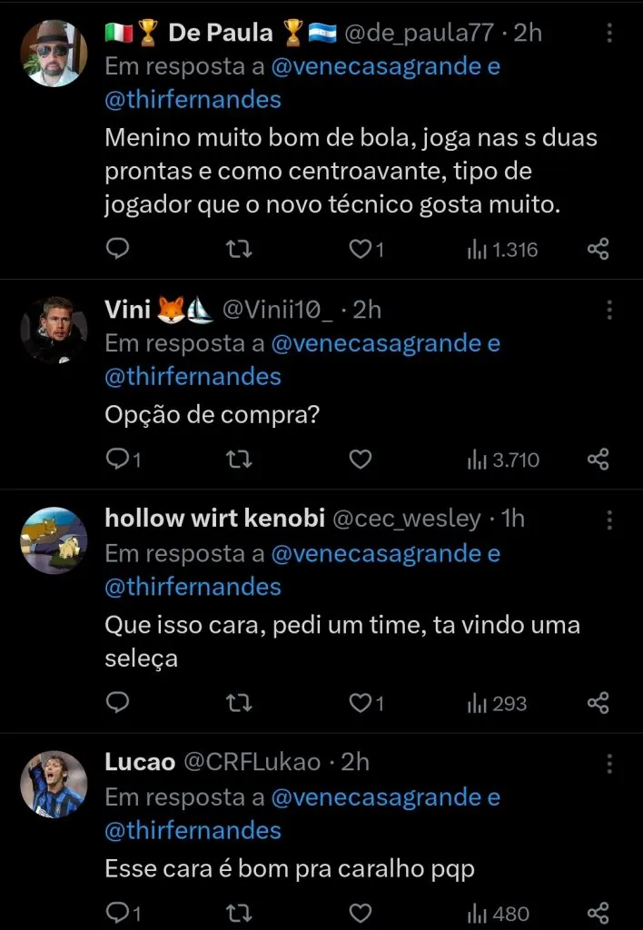 Repercussão via Twitter